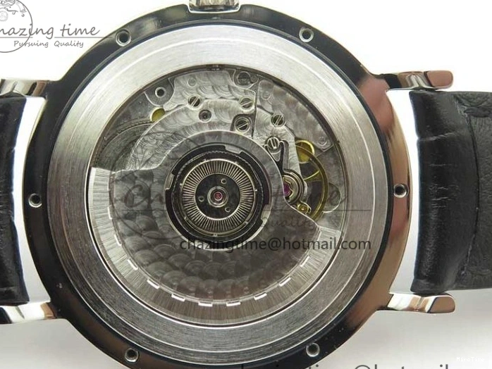 MIROTIME 0321 Portofino Automatic SS TWF 1:1 Best Edition Black Dial on Black Leather Strap A TravelReady 7199